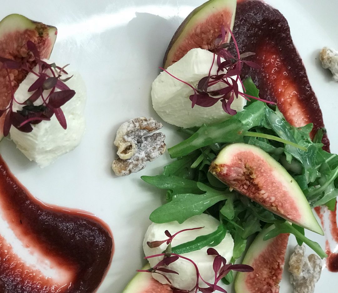 Goats Cheese mousse (2) The Oakbarn Restaurant, Burgess Hill