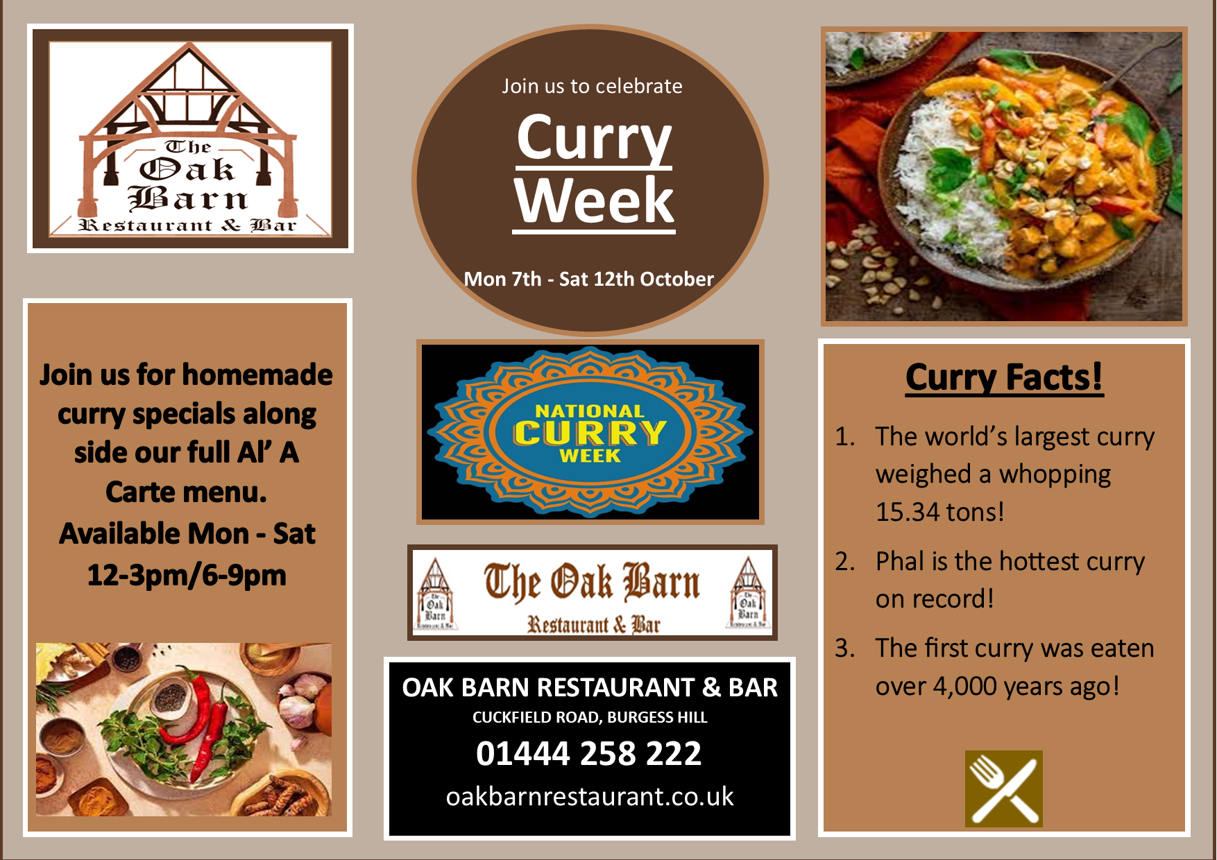 Curry Week - Static Poster